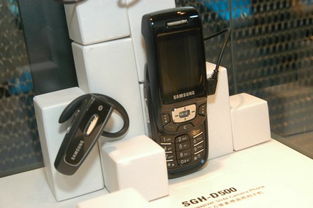 2004年中国国际通信设备技术展 三星最新手机展示